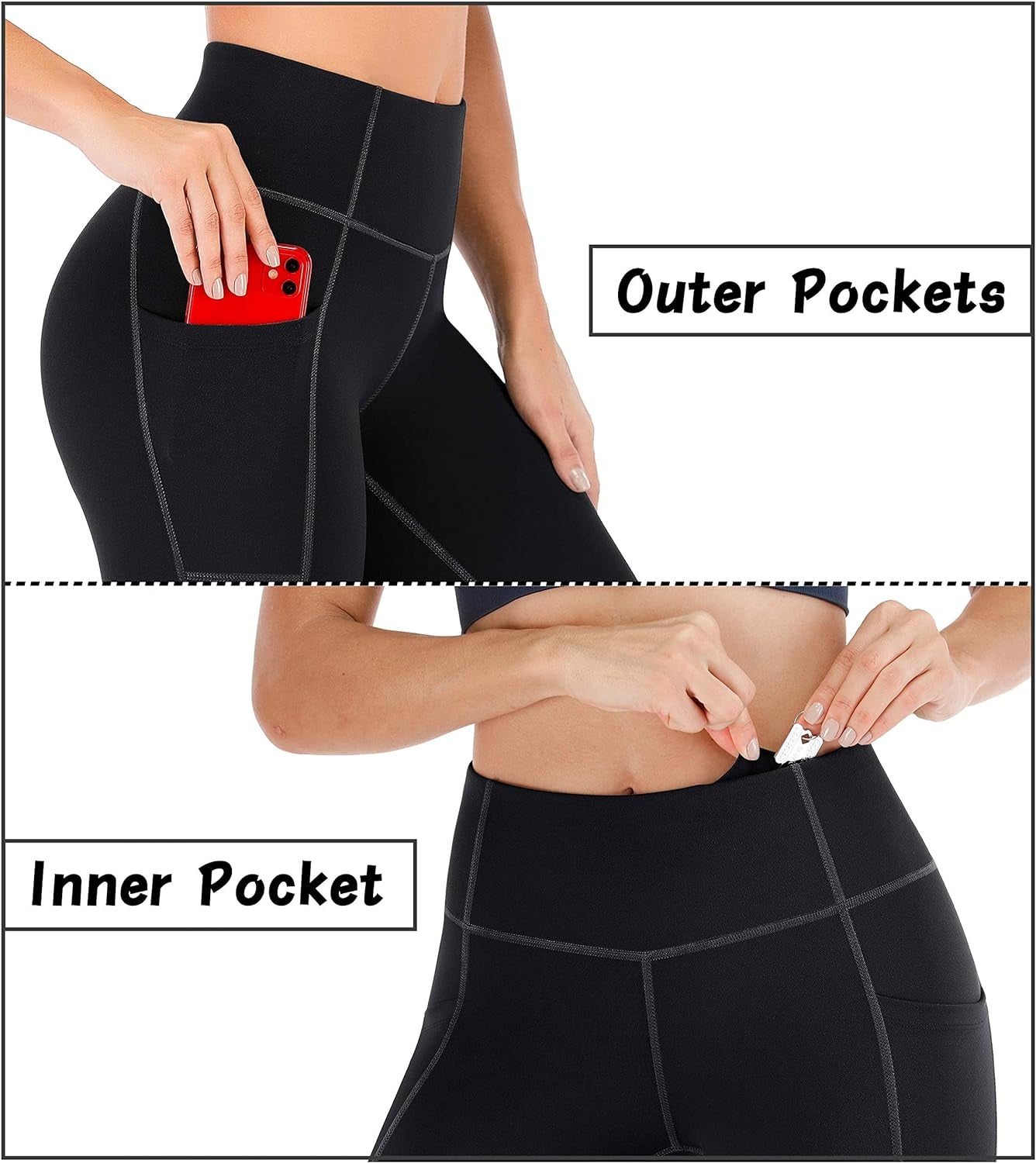 Yoga Pants for Women with Pockets High Waisted Leggings with Pockets for Women Workout Leggings for Women